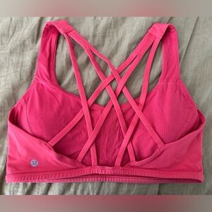 lululemon athletica Pink Strappy Sports Bra